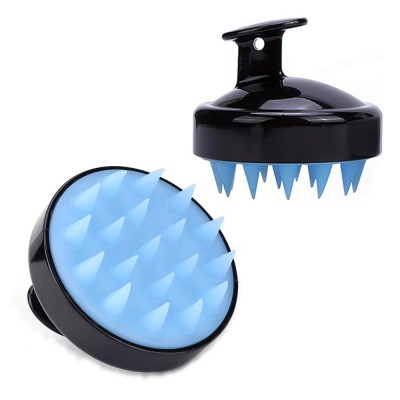 Wholesale wateproof silicone  massage hair scalp shampoo brush