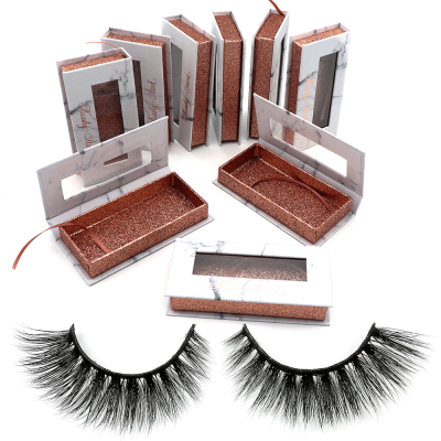 Private Label Korea PBT Resemble Mink High Quality 3D Silk Eyelash strips