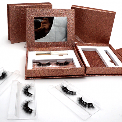 Luxury magnetic eyelashes with eyeliner and tweezer