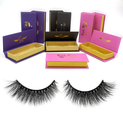 Handmade 2019 new design private label 25 mm eyelashes 3d faux mink lashes