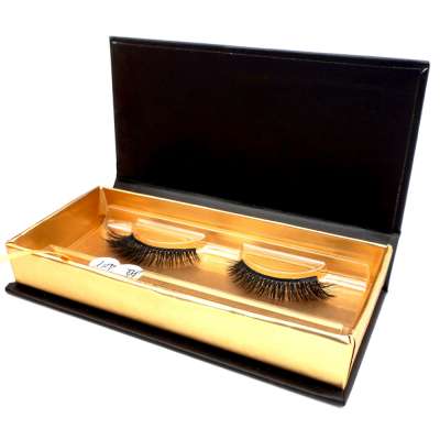 3d faux thick silk false eyelash with custom packaging