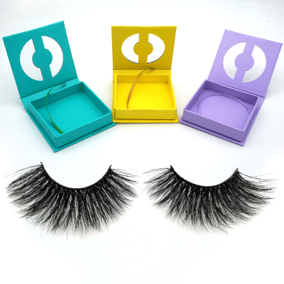 Premium oem synthetic eyelash strips with lash box package