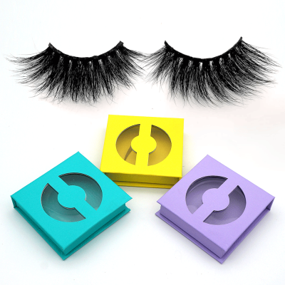 New wholesale best private label luxury natural mink eyelash, own brand box custom logo 3d mink strip eyelash