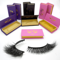 Mink lashes manufacturer custom eyelash packaging box mink eyelash 3d mink lashes